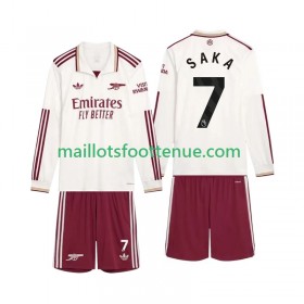 Maillot/Tenue Arsenal Saka 7 Enfant Troisieme 2025/2026 Manche Longue